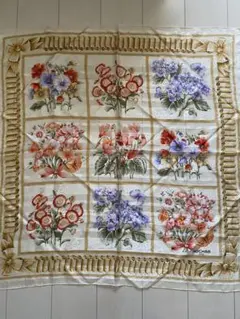 シルクスカーフ　きれい　イタリア製