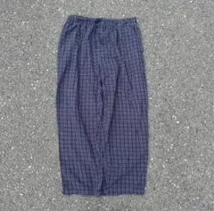 00s 90s pajama check pants