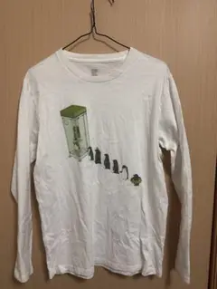 ペンギンイラスト Mサイズ ロングスリーブTシャツ