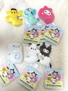 ゆるかわ サンリオキャラクターズ ひらがなマスコット　全6種コンプリート