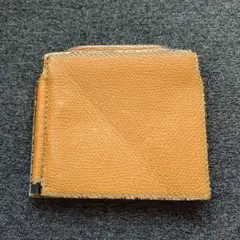 Valextra　ヴァレクストラ　レザー マネークリップ 二つ折り財布 キャメルのサムネイル