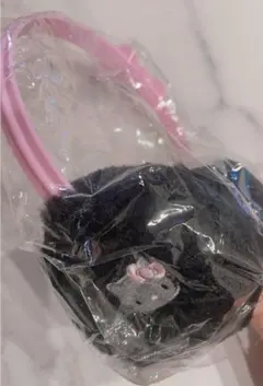 サンリオ sanrio ハローキティ サンリオくじ 2009年 イヤーマフ 黒