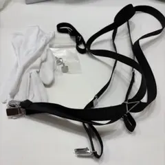 新郎　タキシードXL　小物六点セット