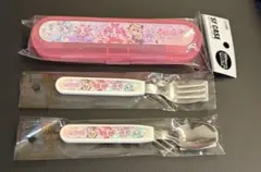 名探偵プリキュア スプーン フォーク ケース 3点セット