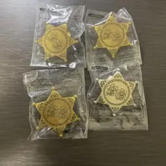 ウエスタンランド・シューティングギャラリー　保安官バッチ　チップ&デール