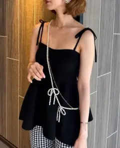 新品　ME COUTURE deicy レイヤードペプラムセットニットのサムネイル