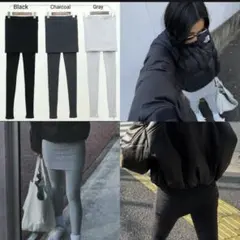 riru_select ☻ skirt付きleggings