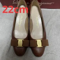 Salvatore Ferragamo パンプス ブラウン