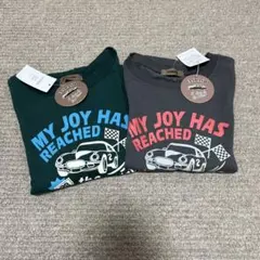 長袖　Tシャツ　120 双子　車