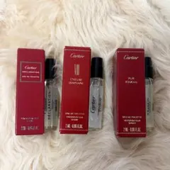 【Cartier】香水 オードトワレセット 3種 各2ml