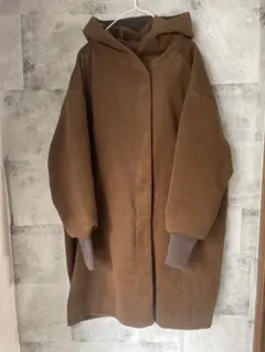 nougatineヌガティーヌブラウンコートモードフード