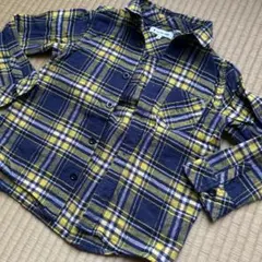 グローバルワーク　長袖シャツ　チェック　サイズL キッズ　子供