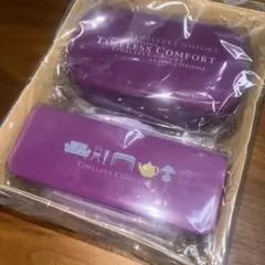 タイムレスコンフォート ランチボックス お弁当箱 パープル 紫 3点セットのサムネイル