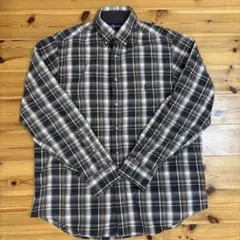【美配色】ラルフローレン BLAKE 長袖 チェックシャツ L ブラウン系 古着