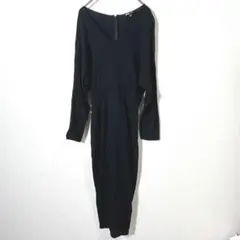 UNIQLO ユニクロ×セオリー　Vネックワンピース　黒　S