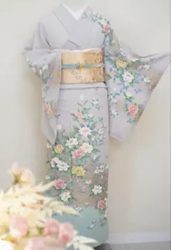 訪問着4点フルセット 920A　難あり　友禅 作家物　入学式　結婚式　お宮参り