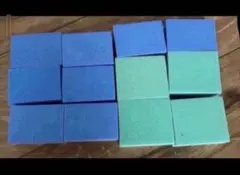 キーパー　keeper 施工スポンジ 青　8個　　緑　4個のサムネイル