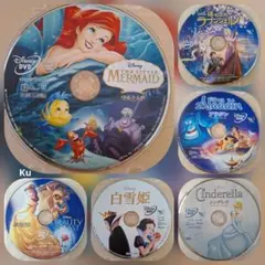バラ売り可 ディズニー プリンセス 5作品セット DVD まとめ売り - メルカリ