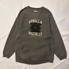 Clubhaus クラブハウス スウェット バックプリント M チャコール