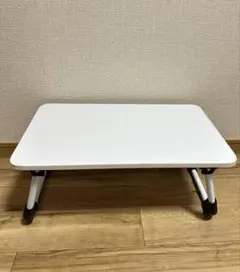 ホワイト折りたたみデスク