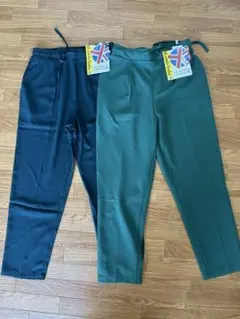 ウエストゴム ストレートパンツ 2色セット