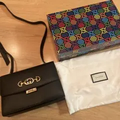 レア⭐︎極美品！GUCCI Zumi ショルダーバッグ ブラック - メルカリ