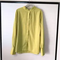 OPAQUE.CLIP 黄緑 長袖シャツ