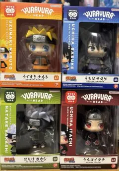 ゆらゆらヘッド NARUTO-ナルト- 疾風伝- フィギュア 3種セット | Mercari