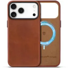 新品 SHIELDON iPhone 17 Pro Max ケース 本革 レザー