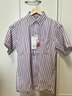 Hush Puppies 半袖シャツ ストライプ Mサイズ