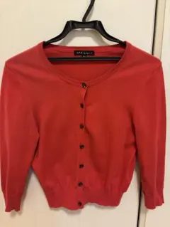 TO*B by again. 赤 長袖カーディガン