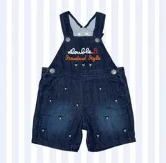 美品 ミキハウス 80 夏物 ロンパース クマ柄 半ズボン レトロ オールド