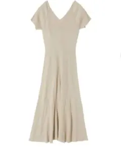 ２日間限定出品 美品 eimy istoire ニットワンピース （BEIGE）