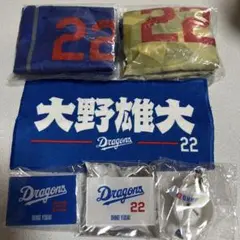 中日ドラゴンズ大野雄大投手 グッズ6点セット