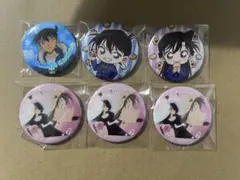 名探偵コナン 缶バッジ 工藤新一 毛利蘭 新蘭