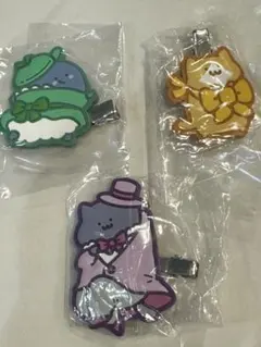 お文具といっしょ ガシャポン カプセルヘアクリップなのです　リボンがいっぱい!