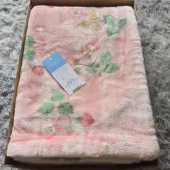 WEDGWOOD 花柄ブランケット 140x100cm