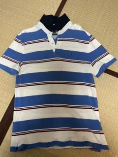 美品 Tommy Hilfiger ボーダーポロシャツ 半袖