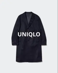 UNIQLO ウールカシミヤチェスターコート ブラック - メルカリ