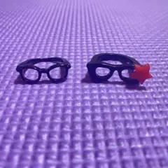 指輪　メガネ　デザイン　リング　セット