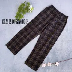 ハンドメイド パジャマ パンツ ボトムス 部屋着 通気 男女兼用 フランネル 9