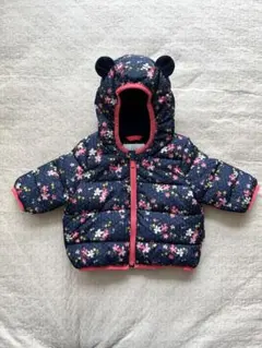 Baby GAP花柄くま耳ダウンコート