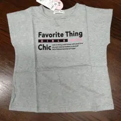 新品タグ付き 本体綿100％ CHEER GIRL Tシャツ 140cmグレー