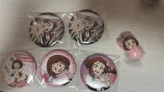 ヒロアカ 麗日お茶子 缶バッジ キンホルダー