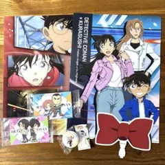 名探偵コナン くら寿司 クリアファイル 安室透 缶バッジ 蝶ネクタイ セット