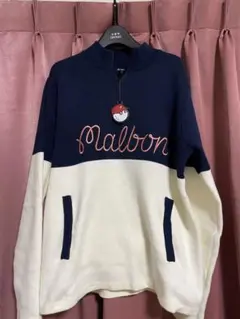 【未使用】マルボンゴルフ　ハーフジップセーター