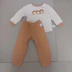 ユニクロ パジャマ 110 オレンジ