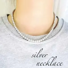 ボールチェーンネックレス シルバー925 40cm 6mm玉 レディース メンズ