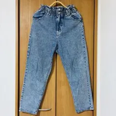 ウィゴー ハイウエスト ケミカルウォッシュ デニムパンツ Mのサムネイル