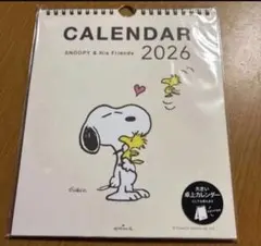 スヌーピー SNOOPY 2026年 壁掛け 大きい卓上 カレンダーのサムネイル